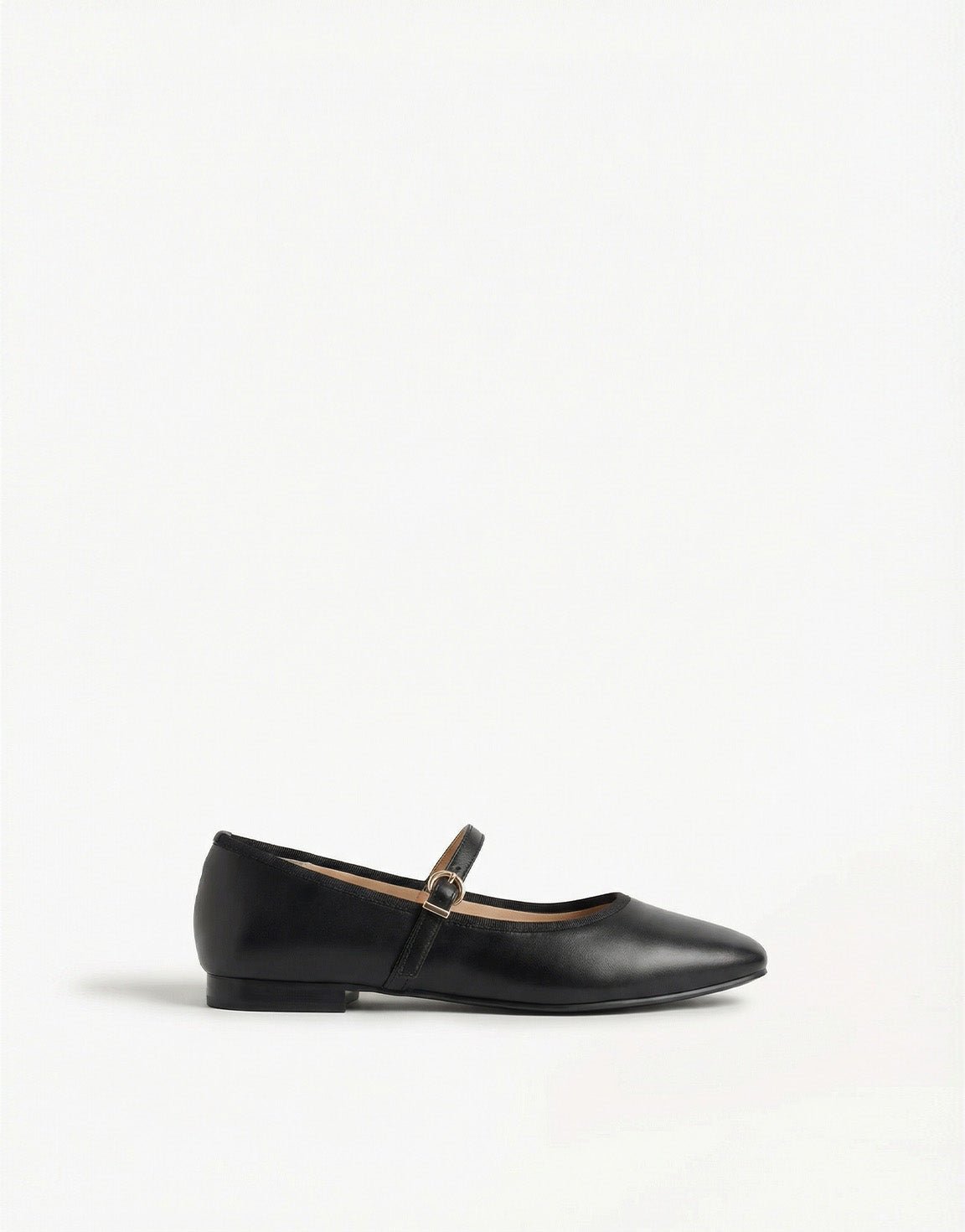 Black Open Buckle - Ballerinas - Olivia & Kate