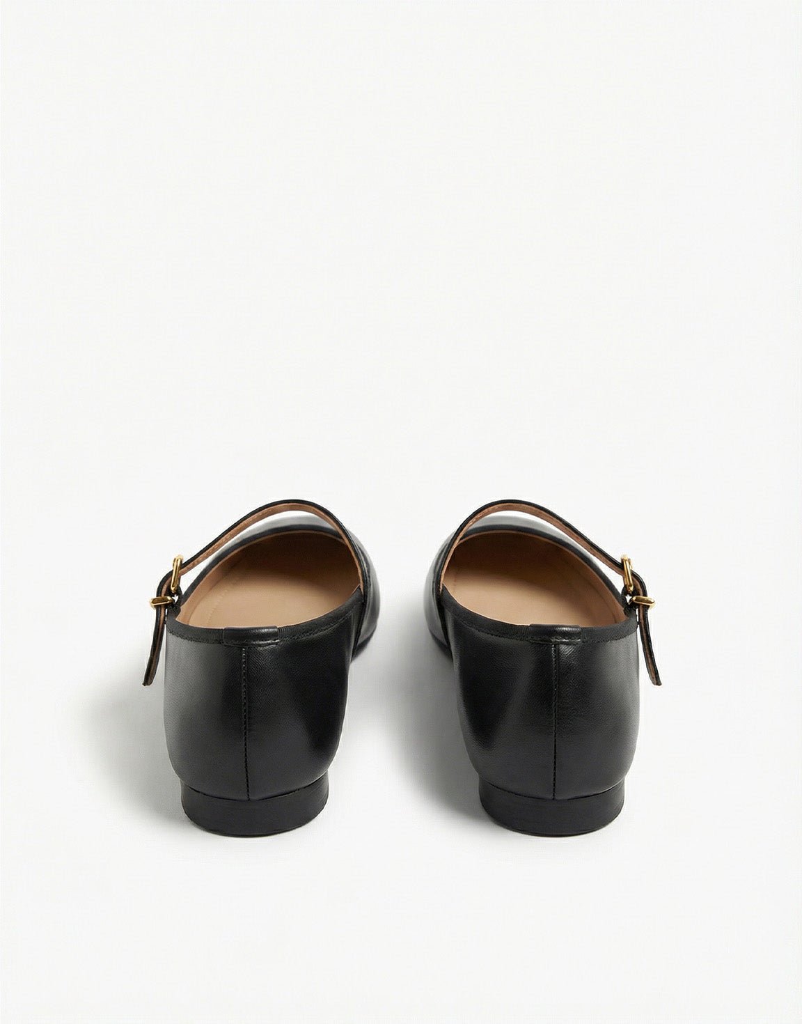 Black Open Buckle - Ballerinas - Olivia & Kate