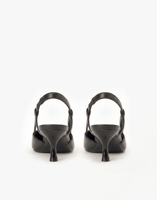 Zwarte Open Punt - Hakken - Olivia & Kate