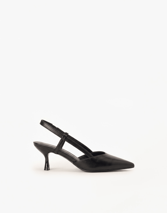 Zwarte Open Punt - Hakken - Olivia & Kate