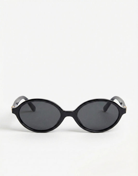 Zwarte Ovale - Zonnebril - Olivia & Kate