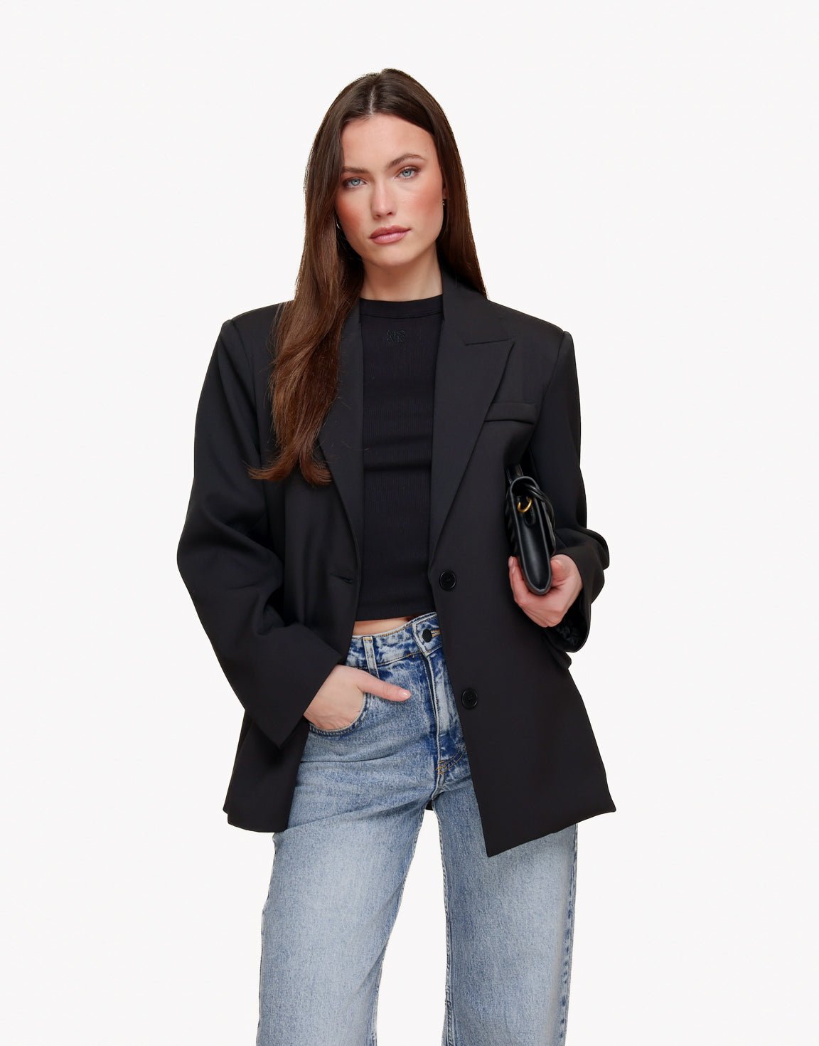Zwarte Oversized - Blazer - Olivia & Kate
