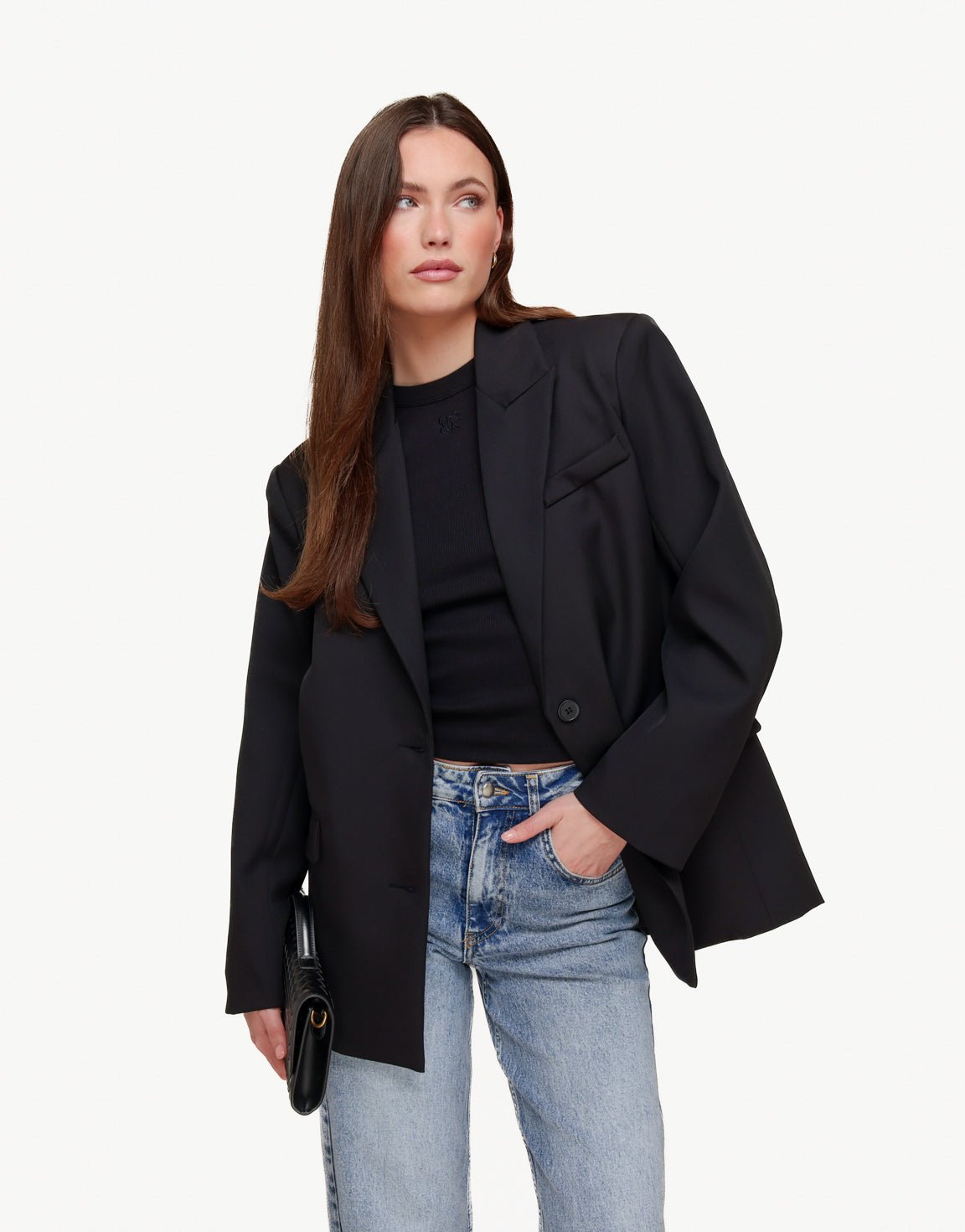 Zwarte Oversized - Blazer - Olivia & Kate