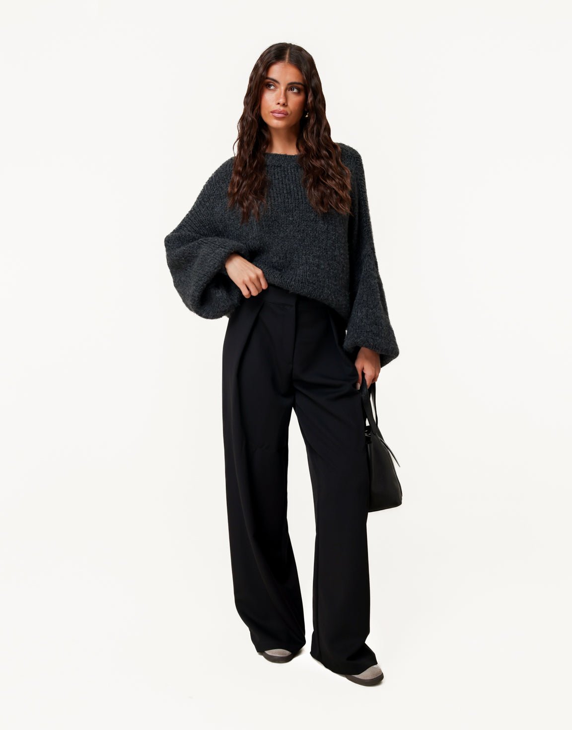 Zwarte Plooien - Pantalon - Olivia & Kate