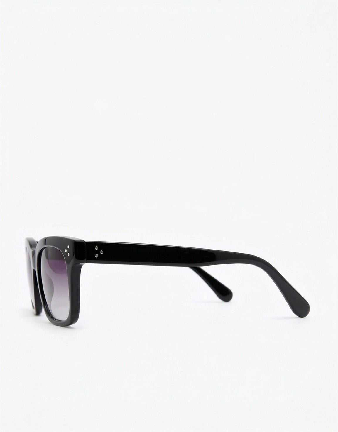 Zwarte Vierkante Classic - Zonnebril - Olivia & Kate