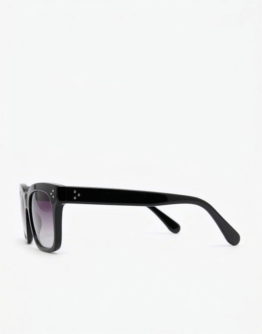 Zwarte Vierkante Classic - Zonnebril - Olivia & Kate