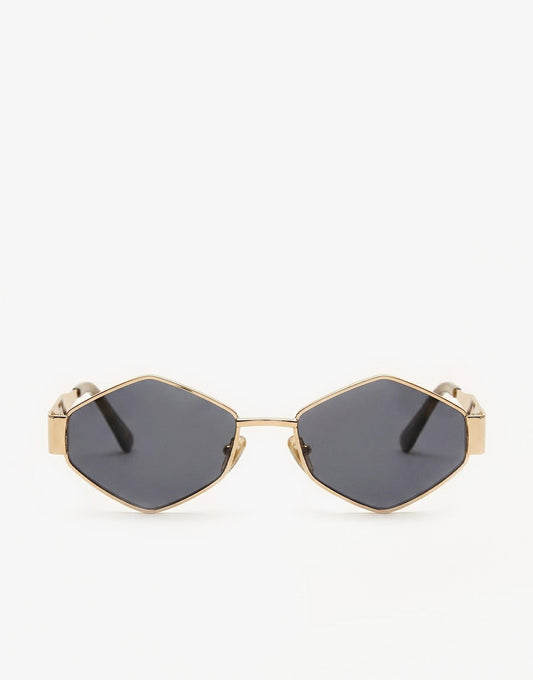 Zwarte Vintage Glazen - Zonnebril - Olivia & Kate