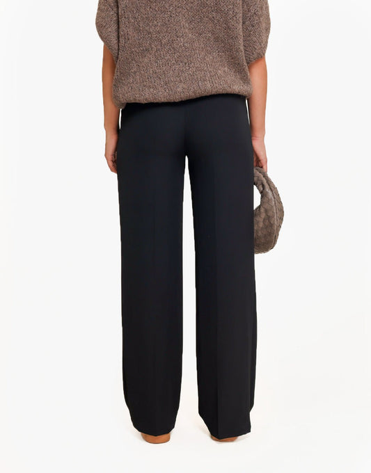 Zwarte Wijde - Pantalon - Olivia & Kate