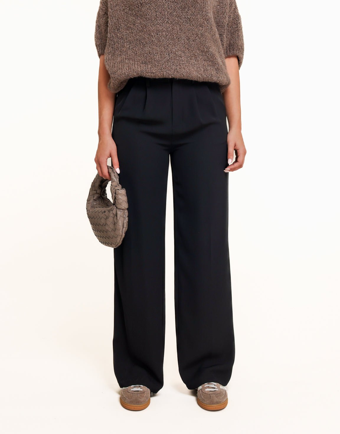 Zwarte Wijde - Pantalon - Olivia & Kate