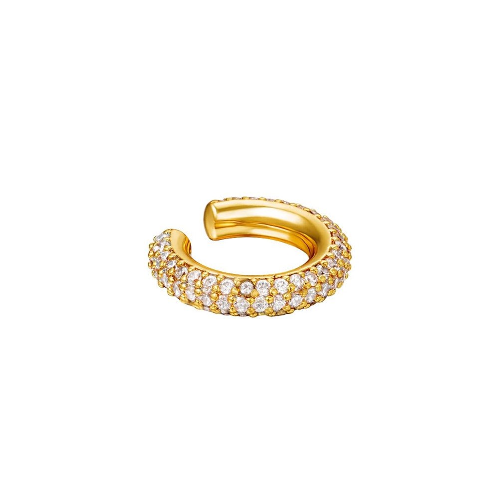 Gouden Zirkonia - Ear Cuff - Olivia & Kate